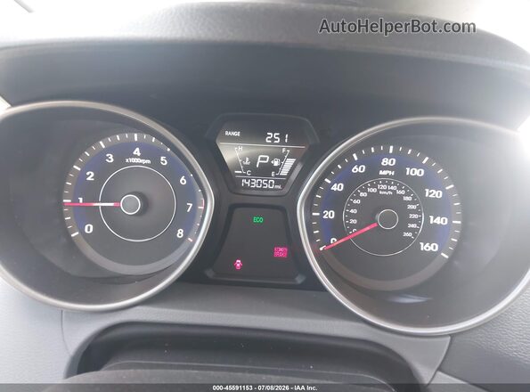 5NPDH4AEXGH688730 2016 HYUNDAI ELANTRA White უკანა სავარძლების ხედი