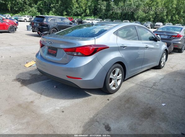 5NPDH4AEXGH690297 2016 HYUNDAI ELANTRA Blue Trasero derecho