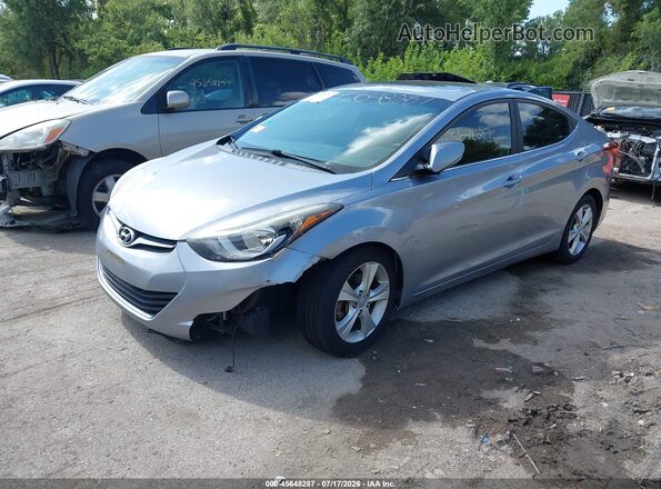 5NPDH4AEXGH690297 2016 HYUNDAI ELANTRA Blue Vista tres cuartos delantera izquierda