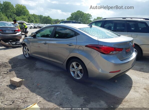 5NPDH4AEXGH690297 2016 HYUNDAI ELANTRA Blue Trasero izquierdo