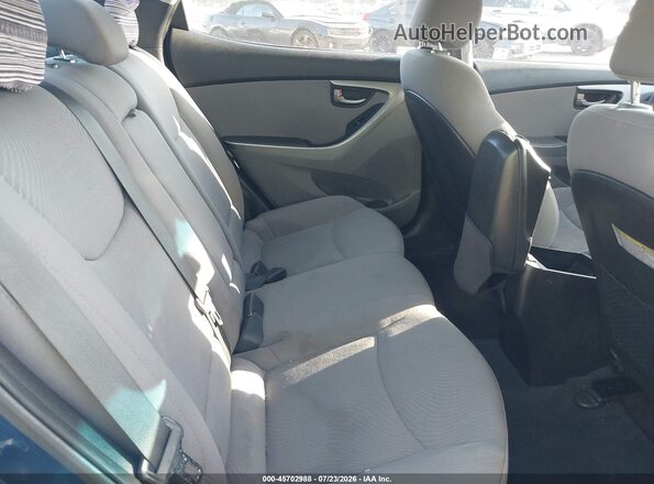 5NPDH4AEXGH724951 2016 HYUNDAI ELANTRA Blue Вид наклейки з VIN-кодом