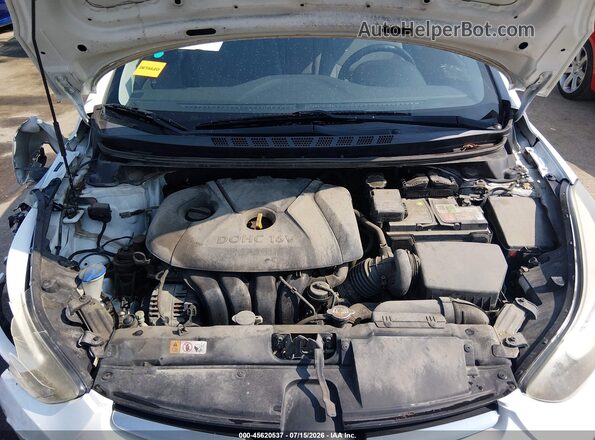 5NPDH4AEXGH735982 2016 HYUNDAI ELANTRA White Вид ззаду