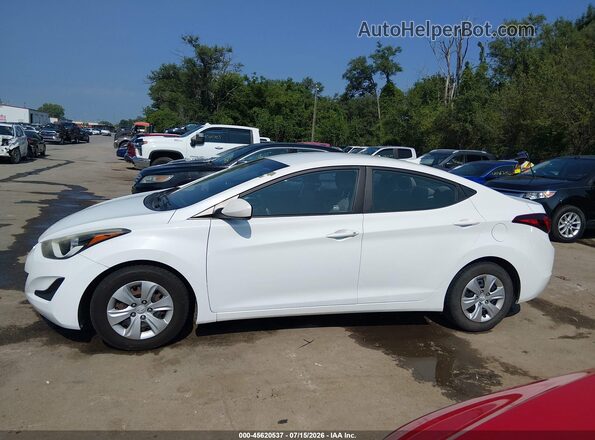 5NPDH4AEXGH735982 2016 HYUNDAI ELANTRA White Панорамний вид салону 360°