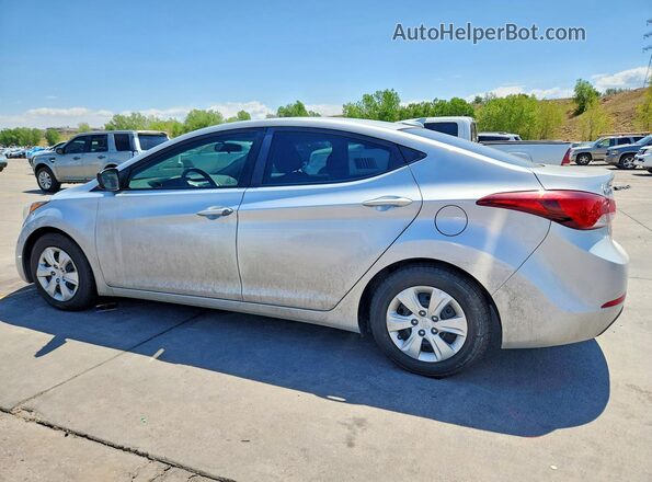 5NPDH4AEXGH749798 2016 HYUNDAI ELANTRA Silver უკანა მარცხენა
