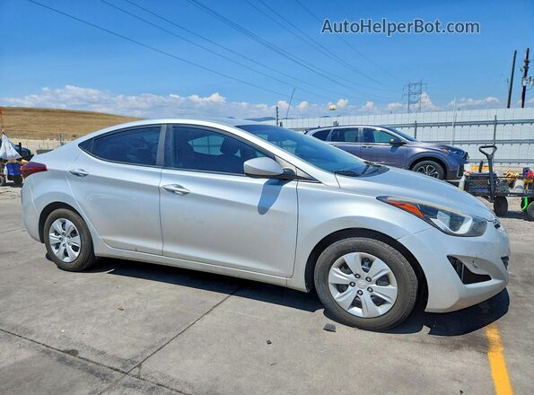 5NPDH4AEXGH749798 2016 HYUNDAI ELANTRA Silver წინა მარჯვენა