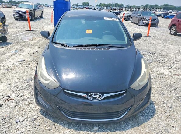 5NPDH4AEXGH756377 2016 HYUNDAI ELANTRA Black Vista frontal