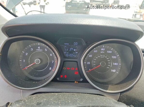 5NPDH4AEXGH756377 2016 HYUNDAI ELANTRA Black Vista del cuadro de instrumentos