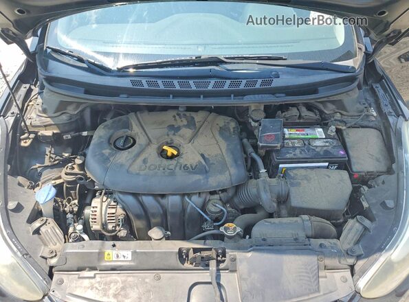 5NPDH4AEXGH756377 2016 HYUNDAI ELANTRA Black Vista interior trasera