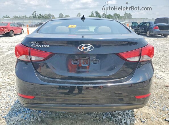 5NPDH4AEXGH756377 2016 HYUNDAI ELANTRA Black Vista trasera