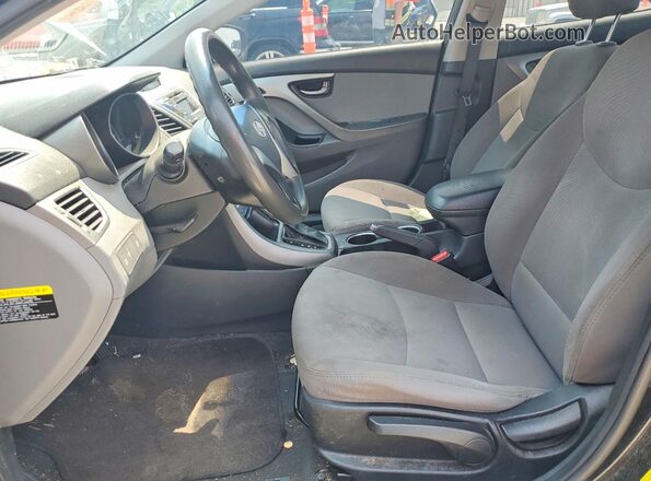 5NPDH4AEXGH756377 2016 HYUNDAI ELANTRA Black Vista interior delantera