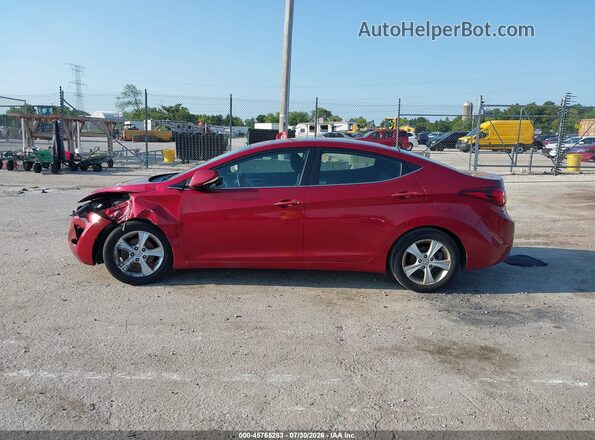 5NPDH4AEXGH765290 2016 HYUNDAI ELANTRA Red Панорамний вид салону 360°