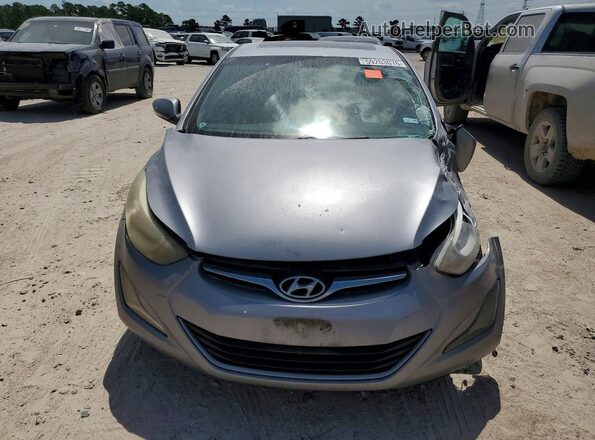 5NPDH4AEXGH765967 2016 HYUNDAI ELANTRA Silver Vista frontal