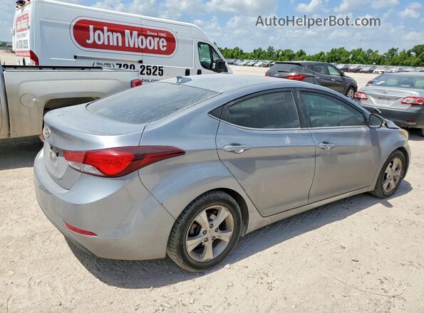 5NPDH4AEXGH765967 2016 HYUNDAI ELANTRA Silver Trasero derecho