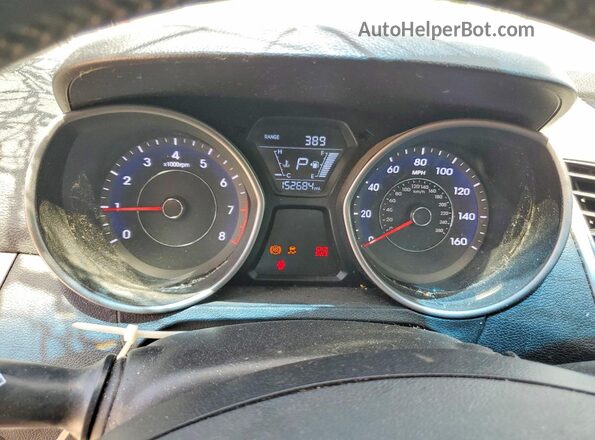 5NPDH4AEXGH765967 2016 HYUNDAI ELANTRA Silver Vista del cuadro de instrumentos