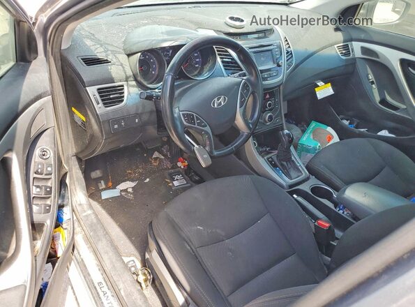 5NPDH4AEXGH765967 2016 HYUNDAI ELANTRA Silver Vista del salpicadero