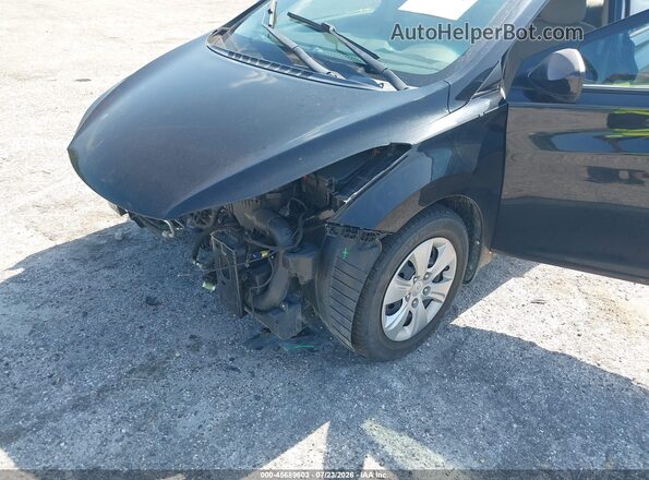 5NPDH4AEXGH791517 2016 HYUNDAI ELANTRA Black Դիմացի տեսք