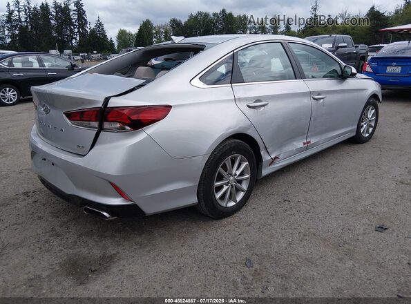 5NPE24AA0JH715959 2018 HYUNDAI SONATA Silver Задня права чверть