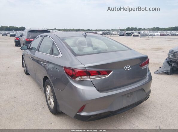 5NPE24AA4JH719447 2018 HYUNDAI SONATA Gray Задня ліва чверть