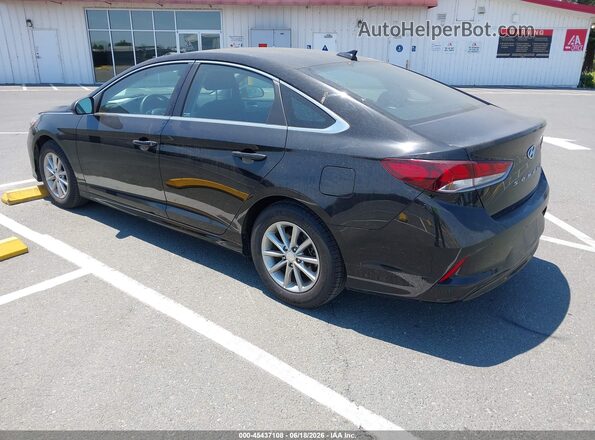 5NPE24AA5JH679914 2018 HYUNDAI SONATA Black Задня ліва чверть