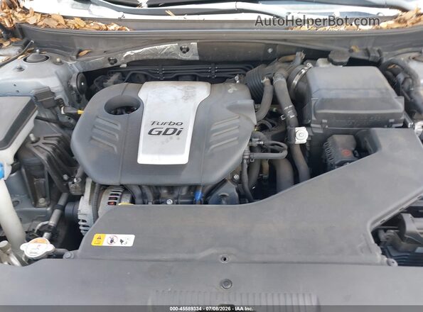 5NPE24AA7GH426795 2016 HYUNDAI SONATA Gray Вид ззаду
