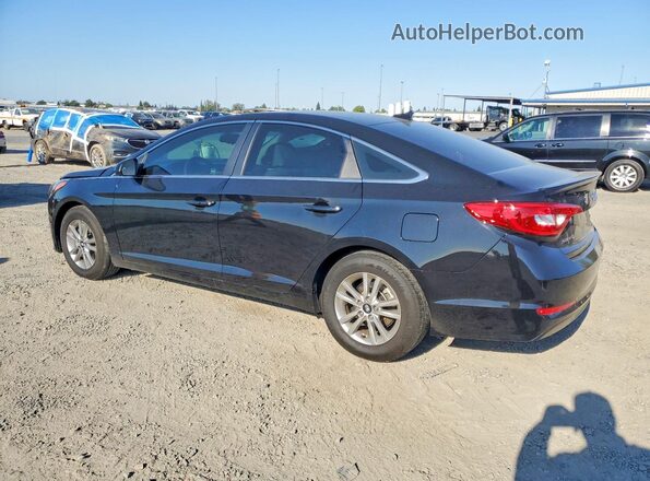 5NPE24AA7HH444280 2017 HYUNDAI SONATA Black Հետևի ձախ