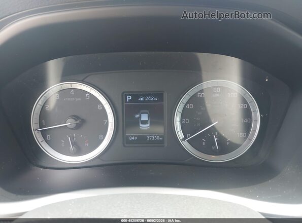 5NPE24AA7KH767879 2019 HYUNDAI SONATA Blue Հետևի նստատեղերի տեսք