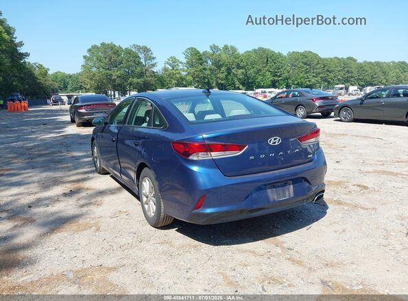 5NPE24AA7KH774282 2019 HYUNDAI SONATA Синий Задняя левая четверть