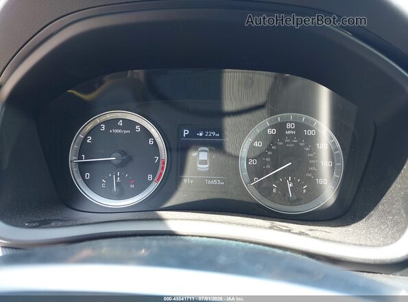 5NPE24AA7KH774282 2019 HYUNDAI SONATA Синий Вид задних сидений