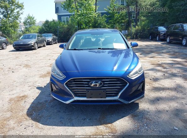 5NPE24AA7KH774282 2019 HYUNDAI SONATA Синий Вид щитка приборов