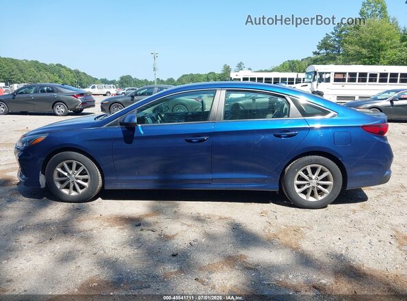 5NPE24AA7KH774282 2019 HYUNDAI SONATA Синий Панорамный вид салона 360°