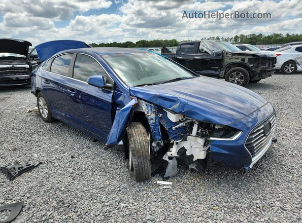 5NPE24AA8JH721024 2018 HYUNDAI SONATA Blue Przód prawy
