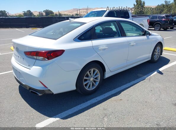 5NPE24AA9JH682833 2018 HYUNDAI SONATA White Задня права чверть