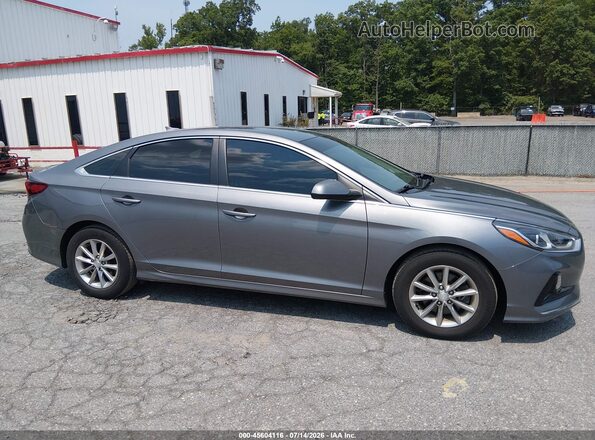 5NPE24AA9JH698952 2018 HYUNDAI SONATA Серый Вид задней части салона
