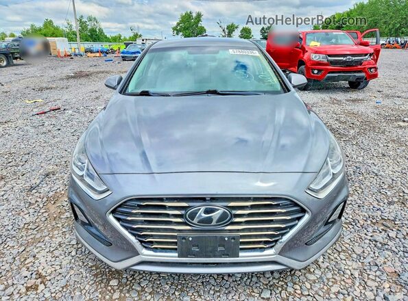 5NPE24AAXKH773966 2019 HYUNDAI SONATA Gray Դիմացի տեսք