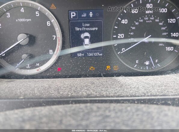 5NPE24AF0GH285290 2016 HYUNDAI SONATA Красный Вид задних сидений