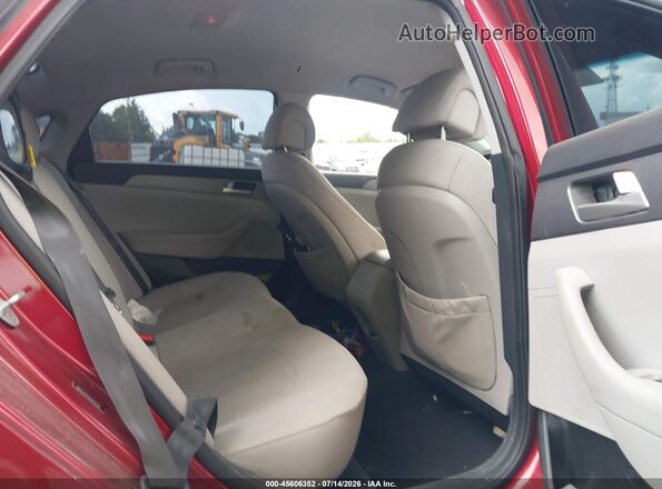 5NPE24AF0GH285290 2016 HYUNDAI SONATA Красный Вид наклейки с VIN-кодом