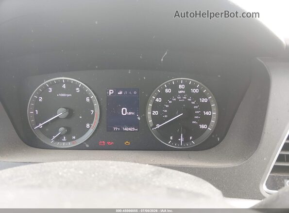 5NPE24AF0GH299822 2016 HYUNDAI SONATA Red უკანა სავარძლების ხედი