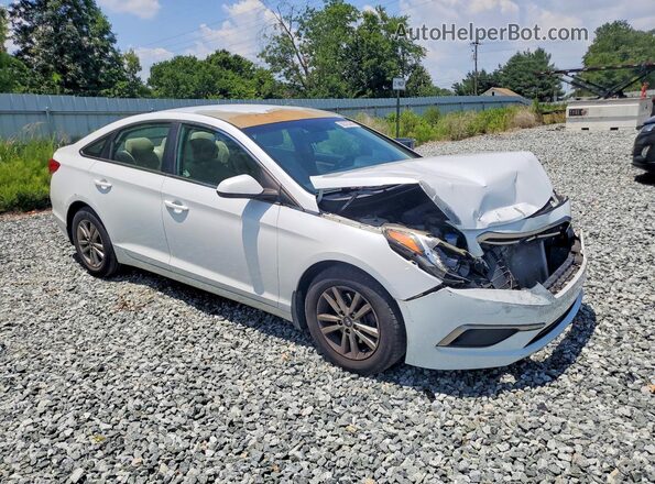 5NPE24AF0GH307563 2016 HYUNDAI SONATA White წინა მარჯვენა