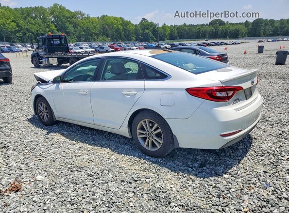5NPE24AF0GH307563 2016 HYUNDAI SONATA White უკანა მარცხენა