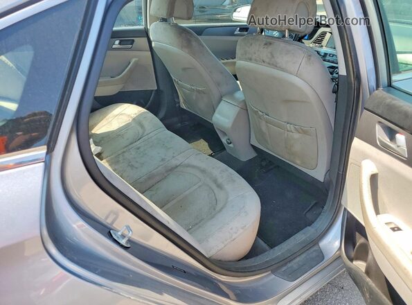 5NPE24AF0GH321009 2016 HYUNDAI SONATA Gray Հետևի նստատեղերի տեսք