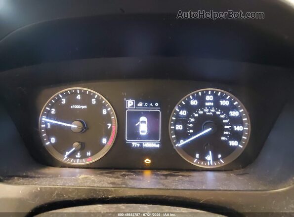 5NPE24AF0GH361753 2016 HYUNDAI SONATA Silver Вид задніх сидінь