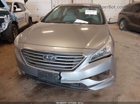 5NPE24AF0GH361753 2016 HYUNDAI SONATA Silver Вид спереду