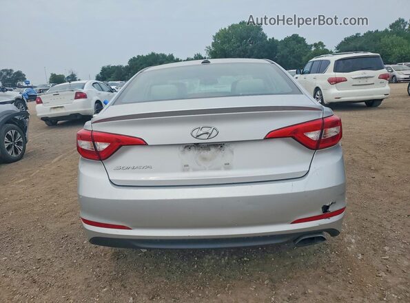 5NPE24AF0GH362868 2016 HYUNDAI SONATA Silver Widok z tyłu
