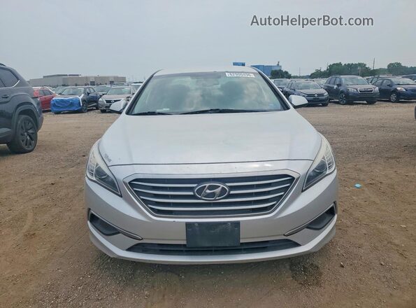 5NPE24AF0GH362868 2016 HYUNDAI SONATA Silver Widok z przodu