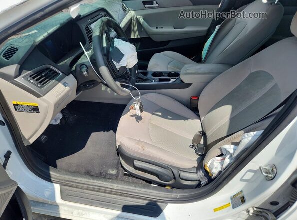 5NPE24AF0GH373370 2016 HYUNDAI SONATA White Սալոնի դիմացի տեսք