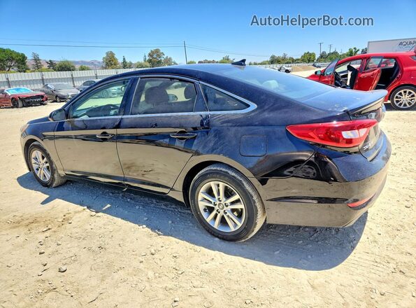 5NPE24AF0GH378794 2016 HYUNDAI SONATA Черный Задняя левая четверть