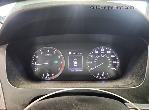 5NPE24AF0GH383350 2016 HYUNDAI SONATA Silver Սարքավորումների վահանակի տեսք