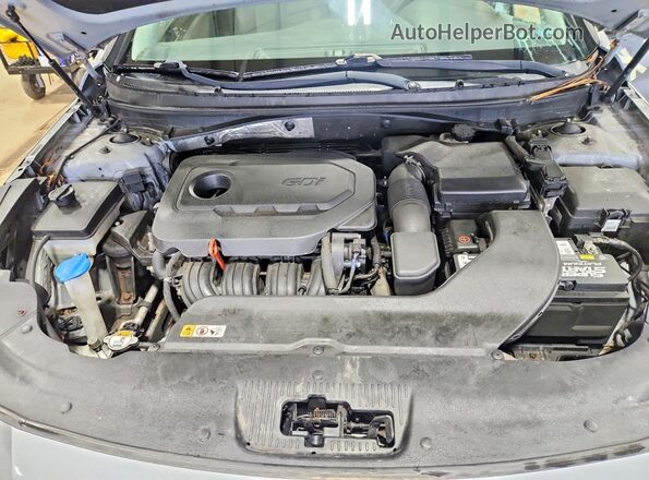 5NPE24AF0GH383350 2016 HYUNDAI SONATA Silver Սալոնի հետևի տեսք