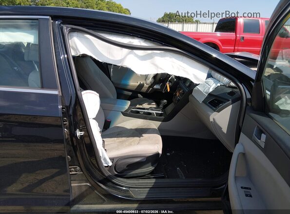 5NPE24AF0GH411048 2016 HYUNDAI SONATA Black Սալոնի դիմացի տեսք