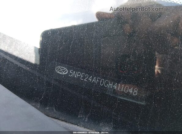 5NPE24AF0GH411048 2016 HYUNDAI SONATA Black Սալոնի հետևի տեսք